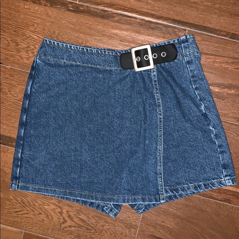urban outfitters BDG faith denim skort